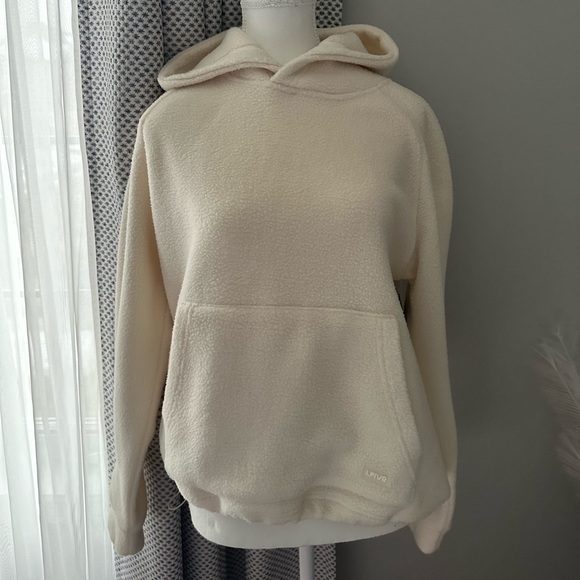 Simons Soft Sherpa Hoodie (NWT) - Ivory - Picture 3 of 7